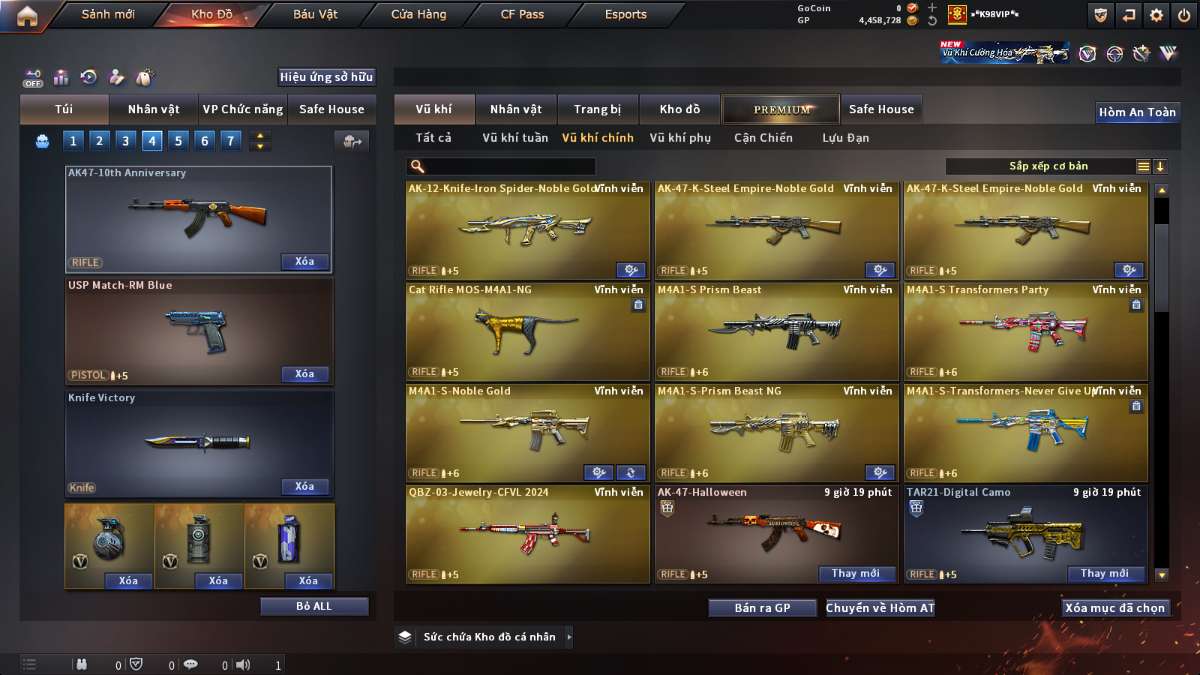 shop acc cf uy tin gia re
